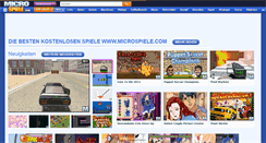 Desktop Screenshot of microspiele.com
