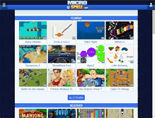 Tablet Screenshot of microspiele.com